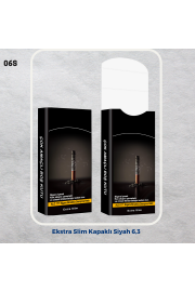 Ekstra Slim Kapaklı Siyah